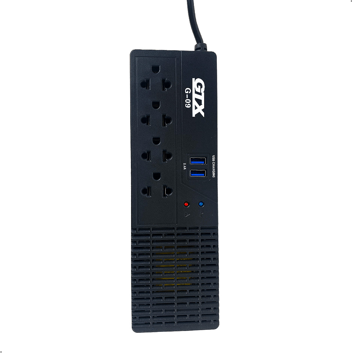 ESTABILIZADOR GTX G-09 1000VA/500W 4 SALIDAS CABLE DE 1.1MTS - 4