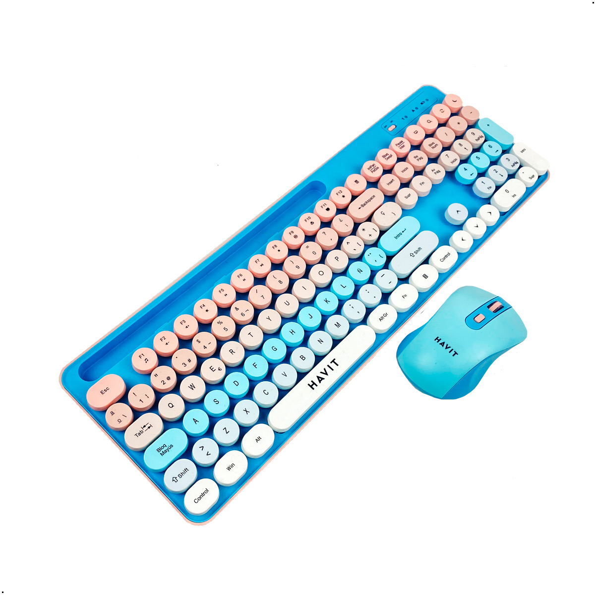 COMBO TECLADO Y MOUSE INALAMBRICO HAVIT KB832GCM-SP INALÁMBRICO - 4