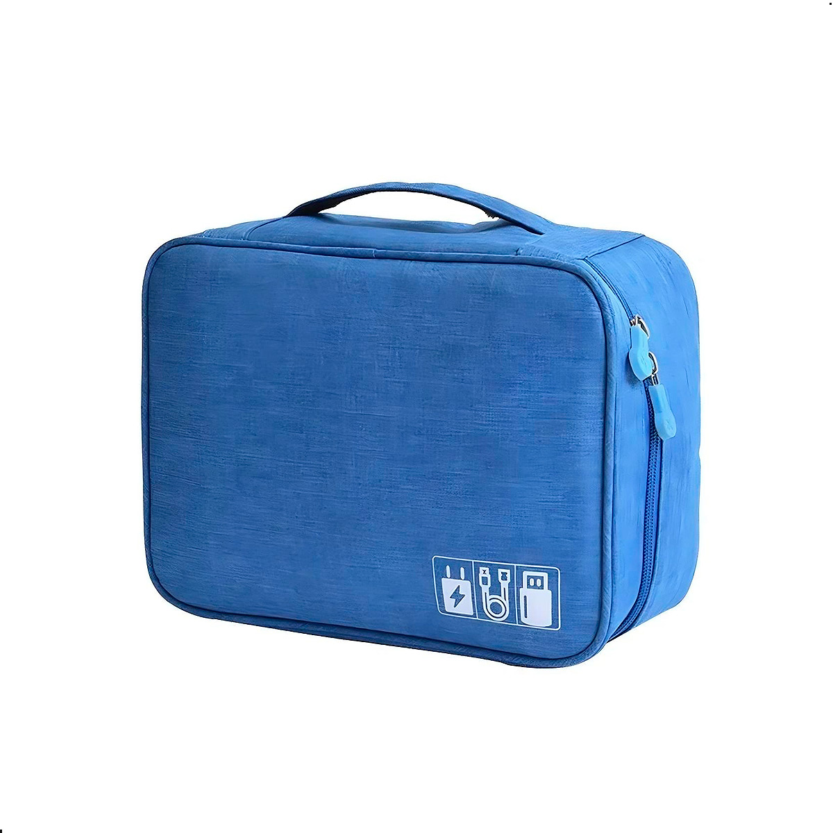 BOLSO ORGANIZADOR DE CABLES ACCESORIOS COMPUTO TECNOLOGIA TRABAJO VIAJE - 1