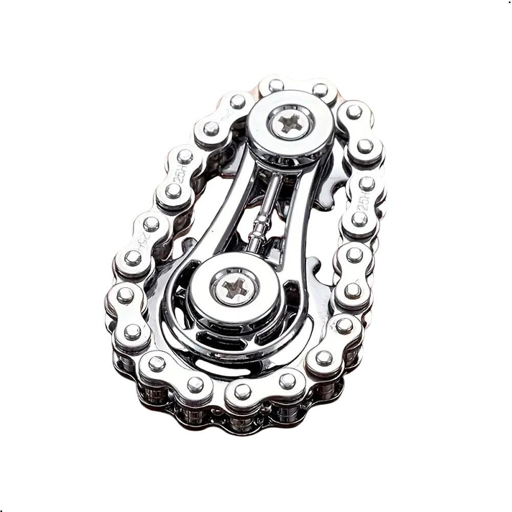 SPINNER DE MANO ALTA CALIDAD ENGRANAJE DE CADENA GIRATORIO - 1