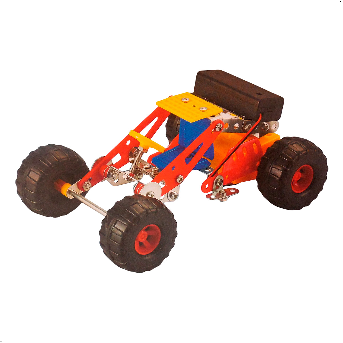 JUGUETE CARRO PARA ENSAMBLAJE DE METAL ARMABLE 3D - 1
