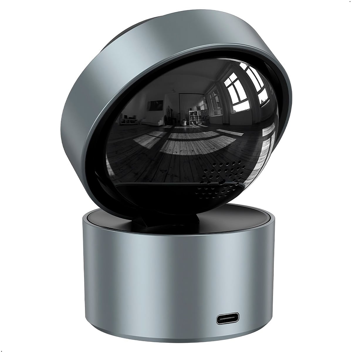 CÁMARA DE SEGURIDAD INTELIGENTE HOCO D5 FULL HD INFRARROJO GRIS - 3