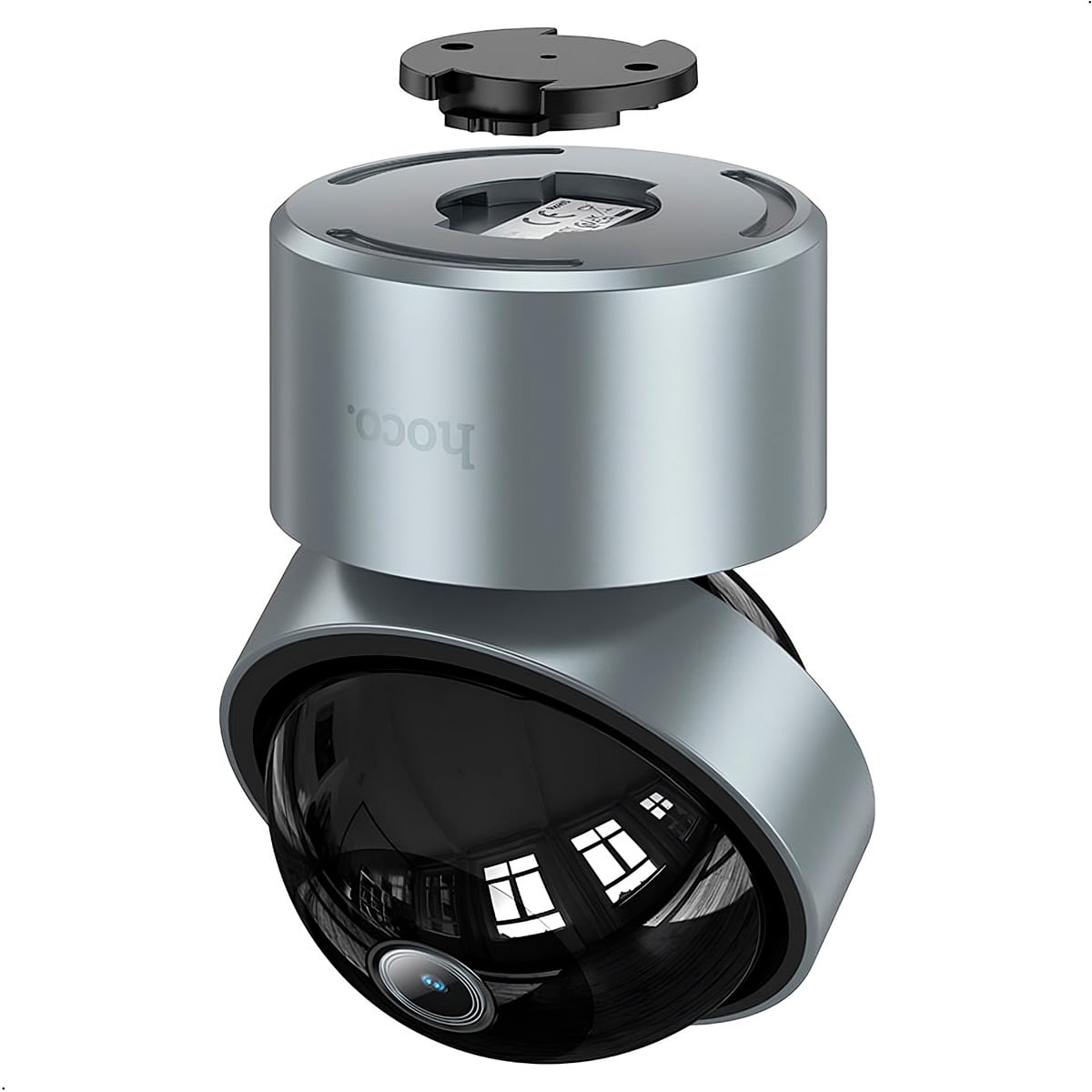 CÁMARA DE SEGURIDAD INTELIGENTE HOCO D5 FULL HD INFRARROJO GRIS - 4