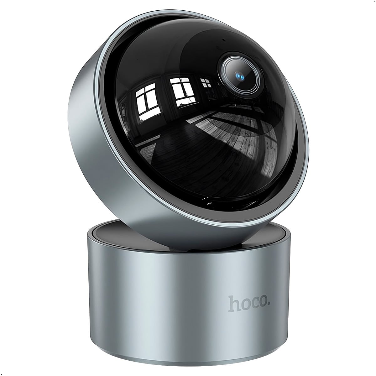 CÁMARA DE SEGURIDAD INTELIGENTE HOCO D5 FULL HD INFRARROJO GRIS - 7