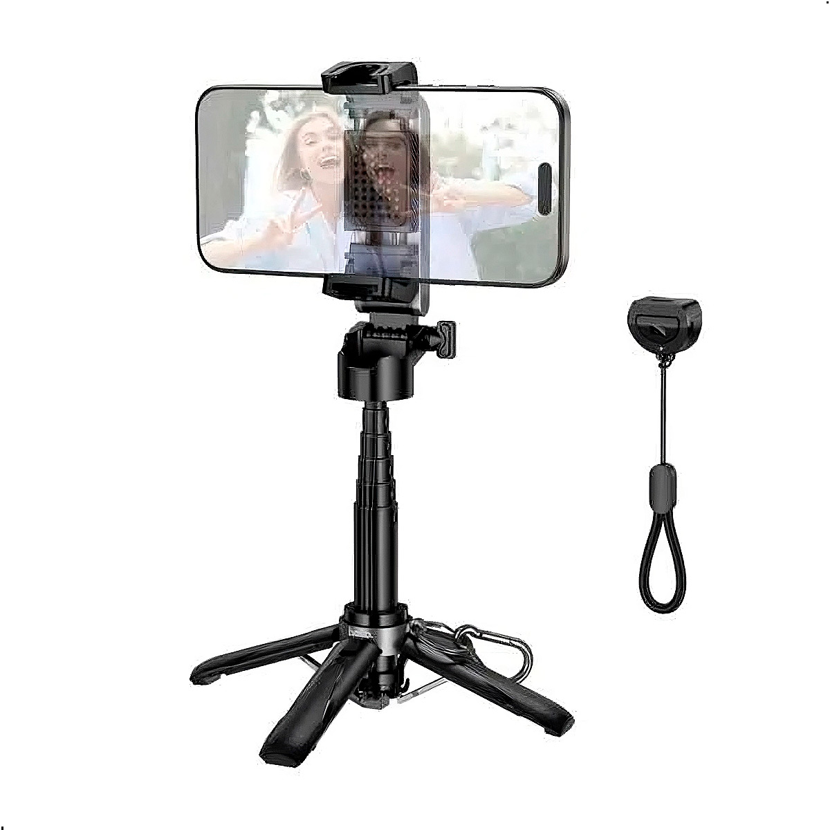 PALO SELFIE TRIPODE INALÁMBRICO DE ALUMINIO HOCO K27 BLUETOOTH 5.2 - 1