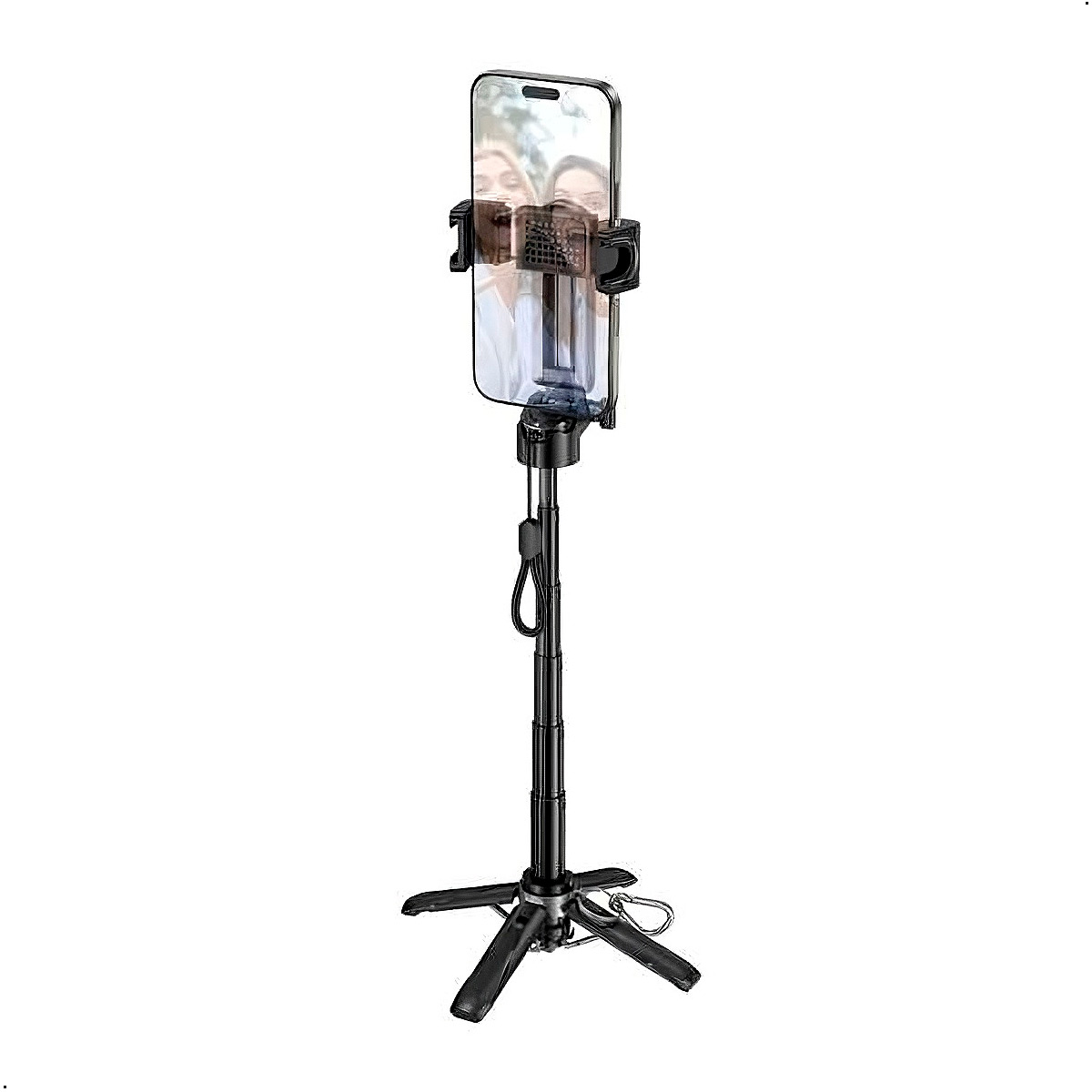 PALO SELFIE TRIPODE INALÁMBRICO DE ALUMINIO HOCO K27 BLUETOOTH 5.2 - 6
