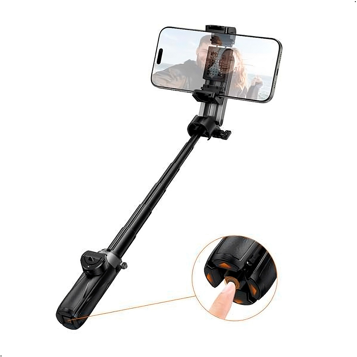 PALO SELFIE TRIPODE INALÁMBRICO DE ALUMINIO HOCO K27 BLUETOOTH 5.2 - 7