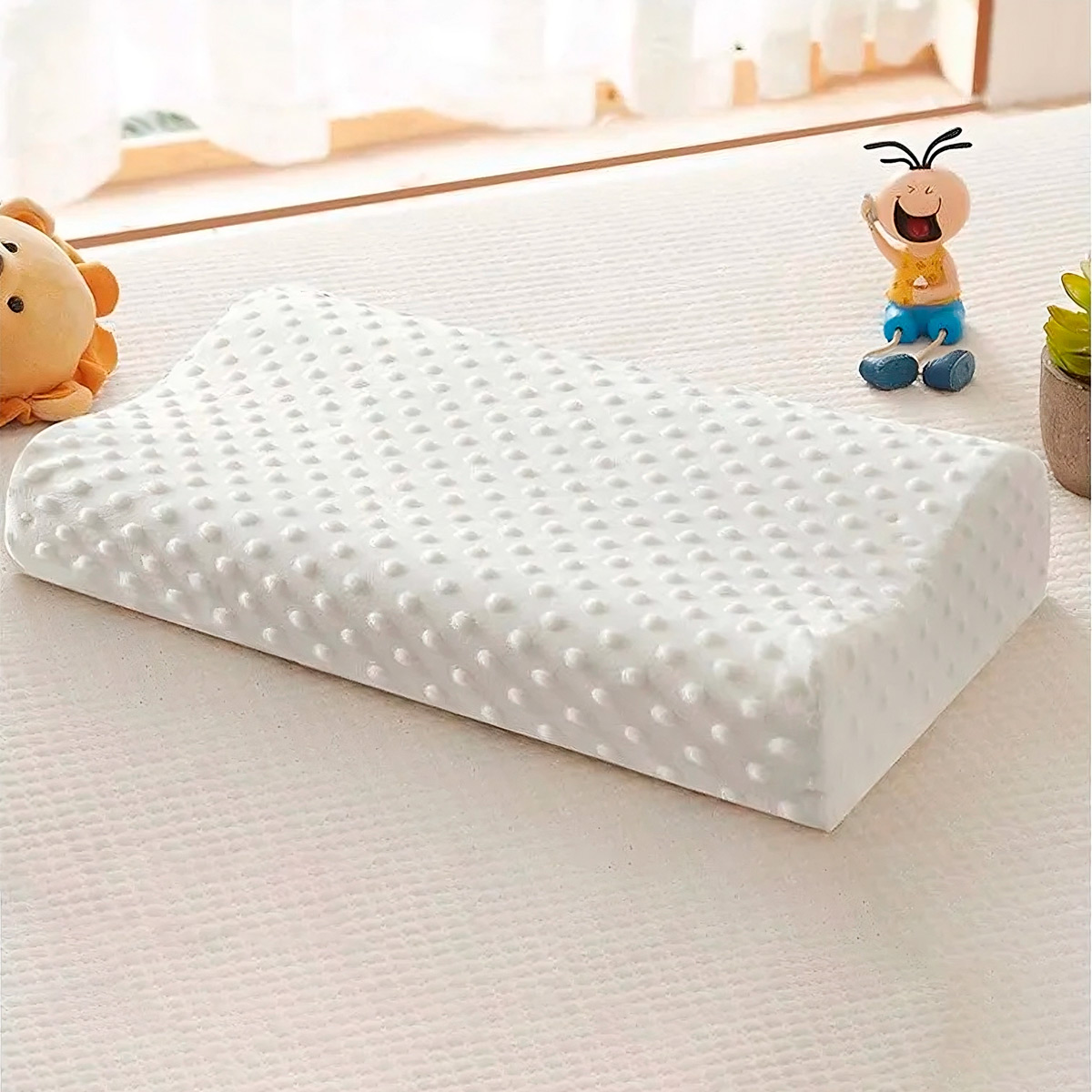 PACK X2 ALMOHADA ORTOPÉDICA CERVICAL MEMORY PILLOW BLANCO - 2