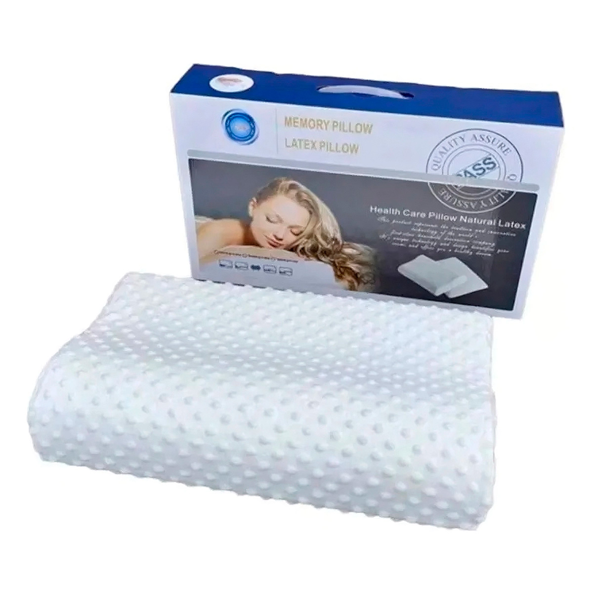 PACK X2 ALMOHADA ORTOPÉDICA CERVICAL MEMORY PILLOW BLANCO - 8
