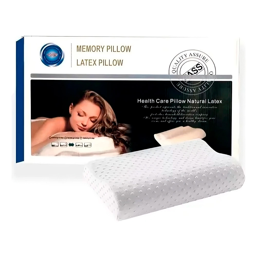 PACK X4 ALMOHADA ORTOPÉDICA CERVICAL MEMORY PILLOW BLANCO - 1