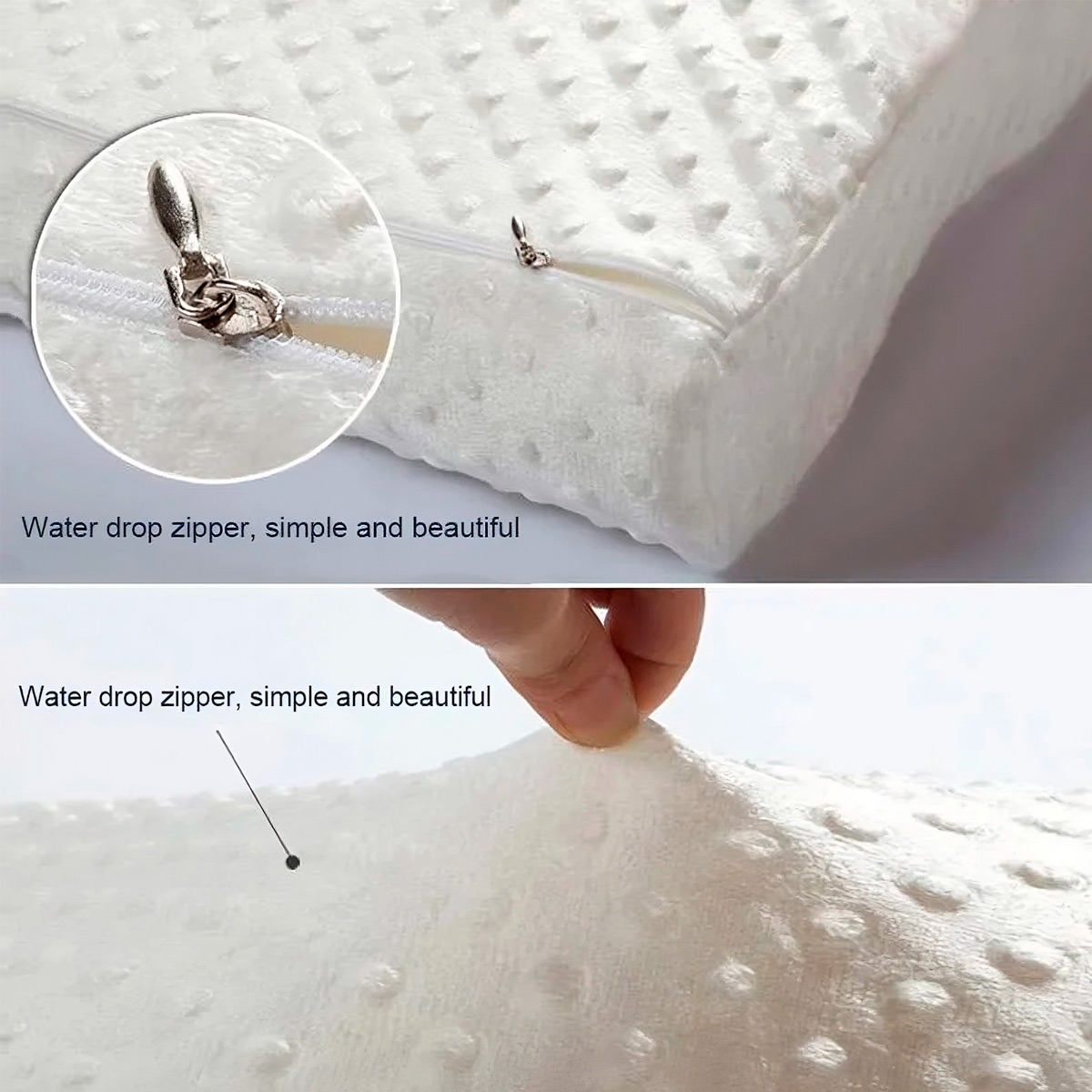 PACK X4 ALMOHADA ORTOPÉDICA CERVICAL MEMORY PILLOW BLANCO - 4