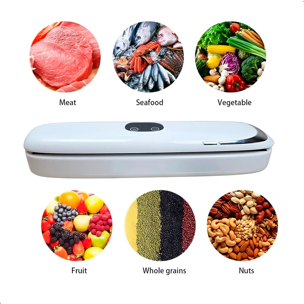 SELLADORA DE BOLSA AL VACÍO MK-801 PARA ALIMENTOS PANTALLA DIGITAL - 8