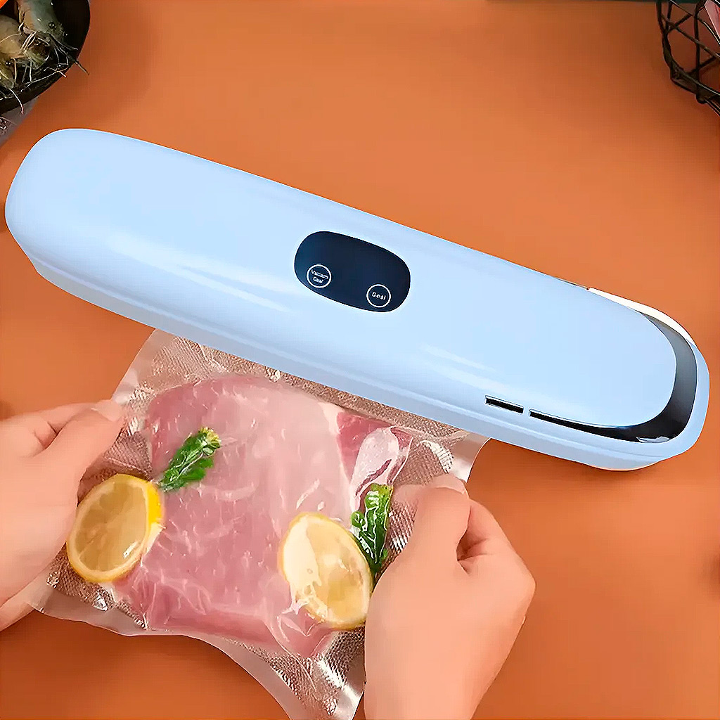 SELLADORA DE BOLSA AL VACÍO MK-801 PARA ALIMENTOS PANTALLA DIGITAL - 9