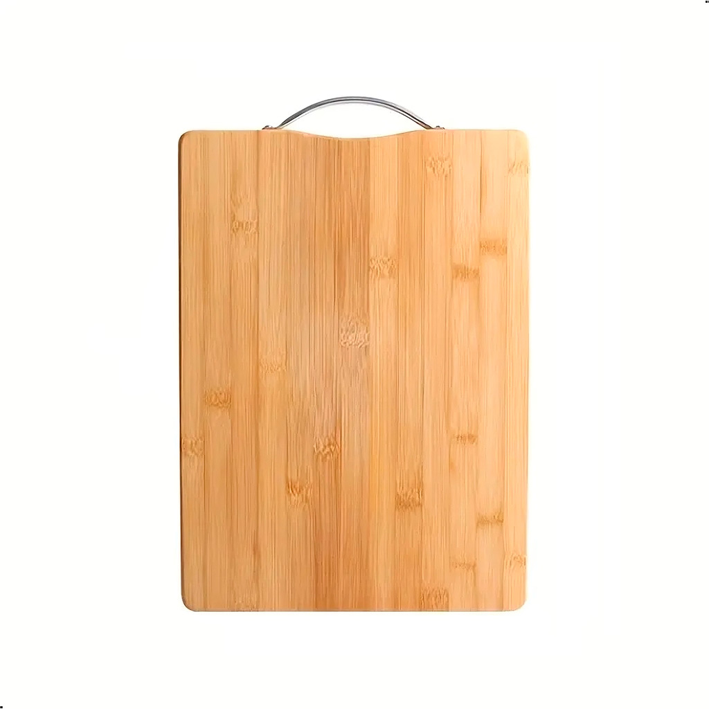 TABLA DE PICAR DE BAMBOO PARA COCINA 25CM X 35CM RECTANGULAR - 1