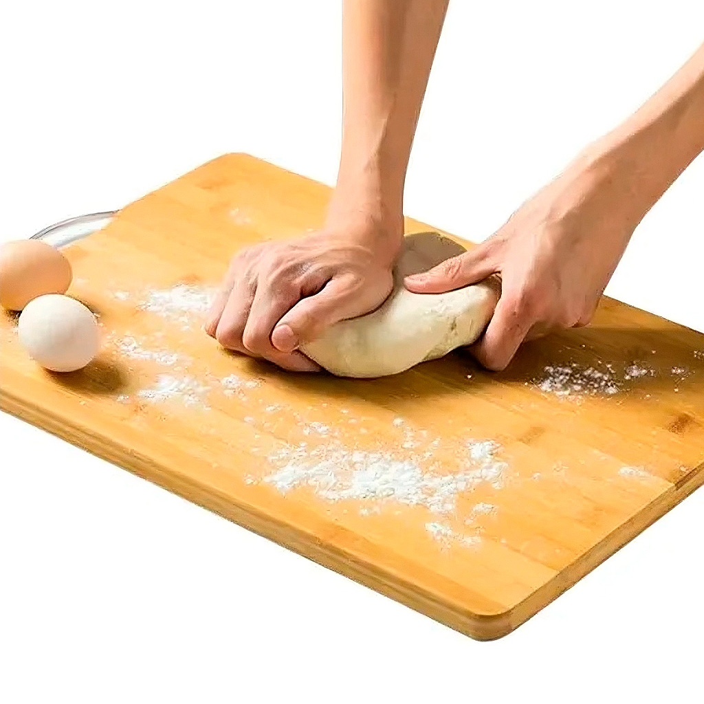 TABLA DE PICAR DE BAMBOO PARA COCINA 25CM X 35CM RECTANGULAR - 5
