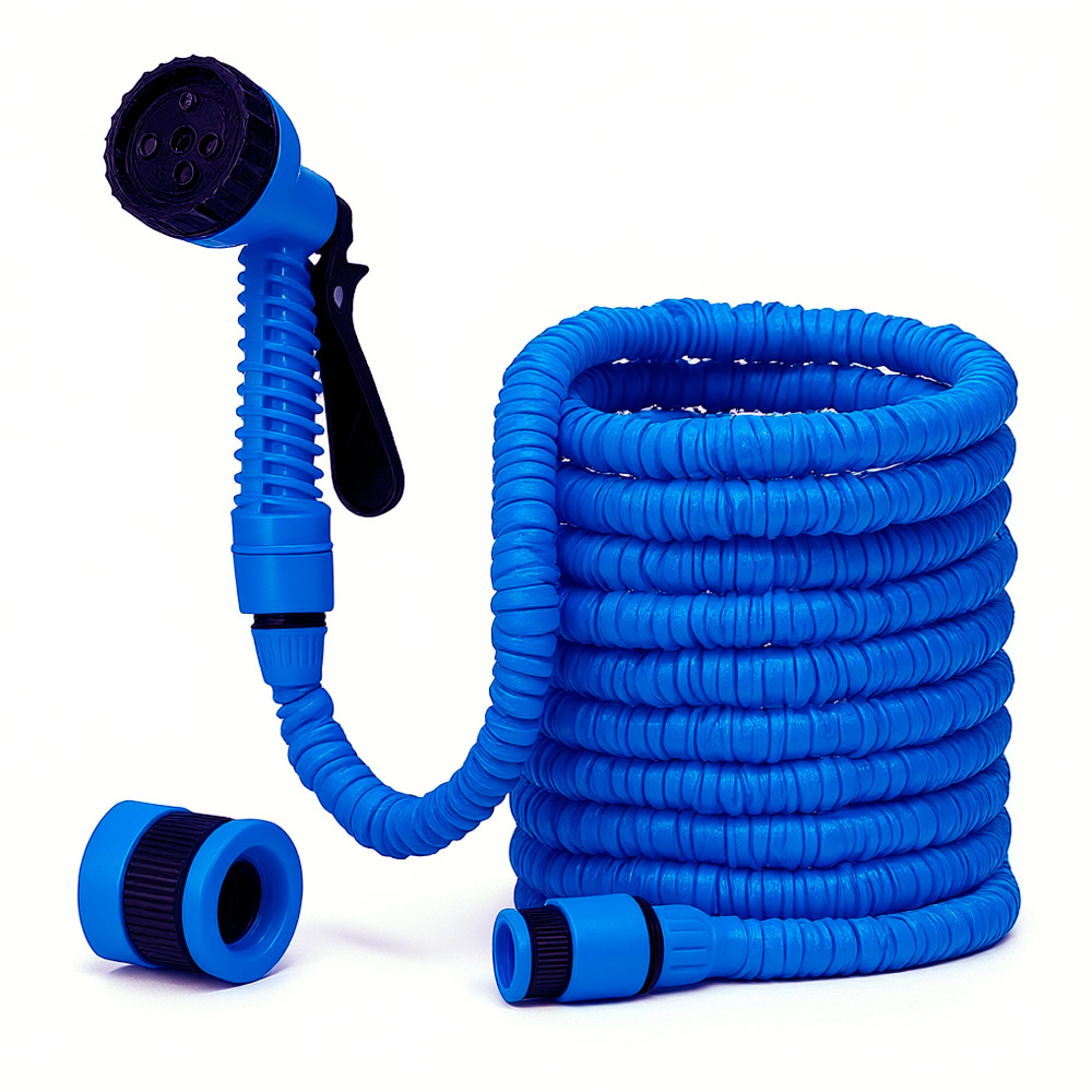 MANGUERA 45 METROS RETRACTIL EXPANDIBLE MULTIUSOS PARA JARDIN - 1