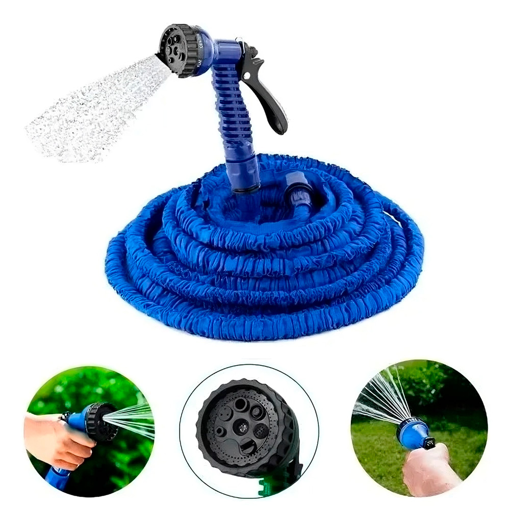 MANGUERA 45 METROS RETRACTIL EXPANDIBLE MULTIUSOS PARA JARDIN - 3