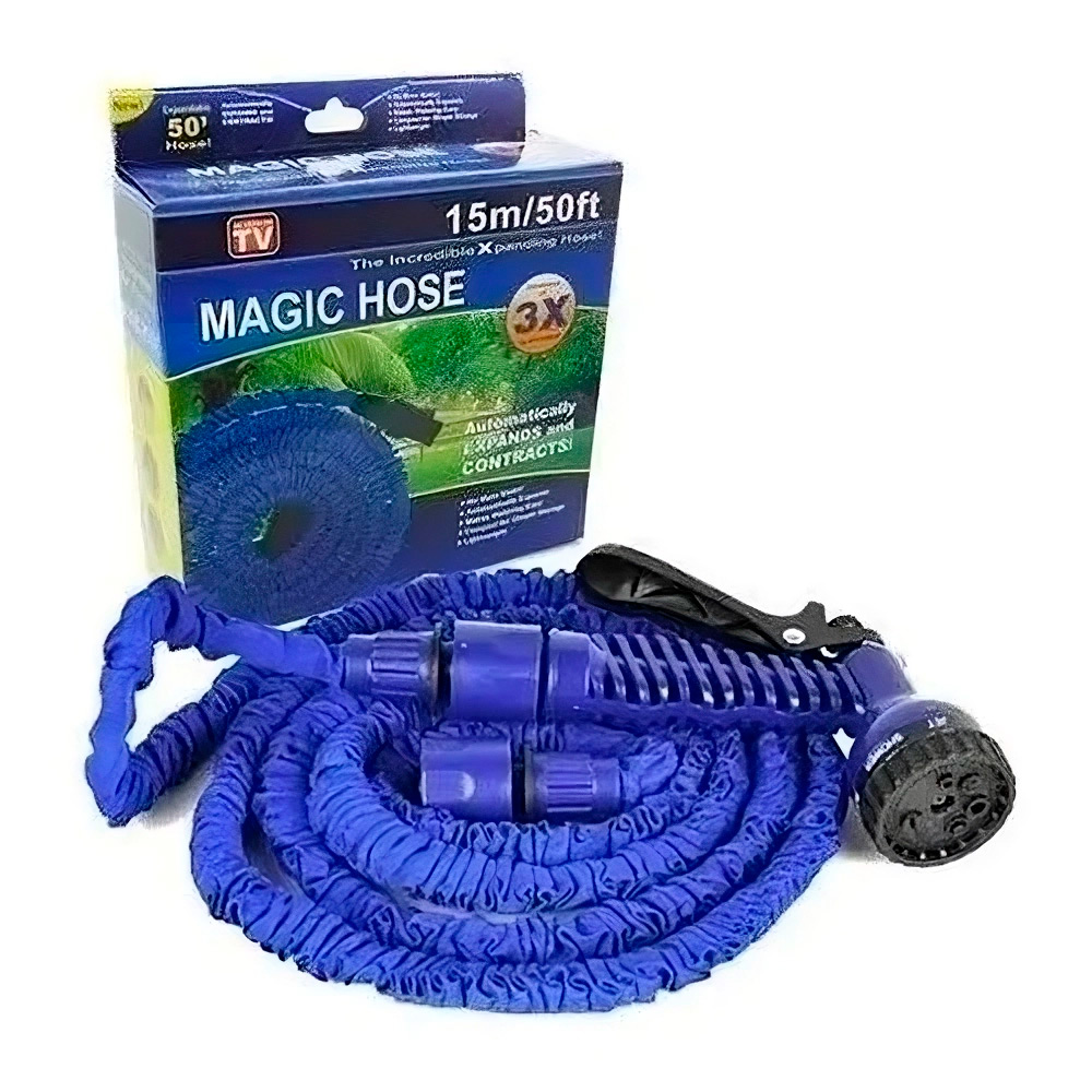MANGUERA 45 METROS RETRACTIL EXPANDIBLE MULTIUSOS PARA JARDIN - 5
