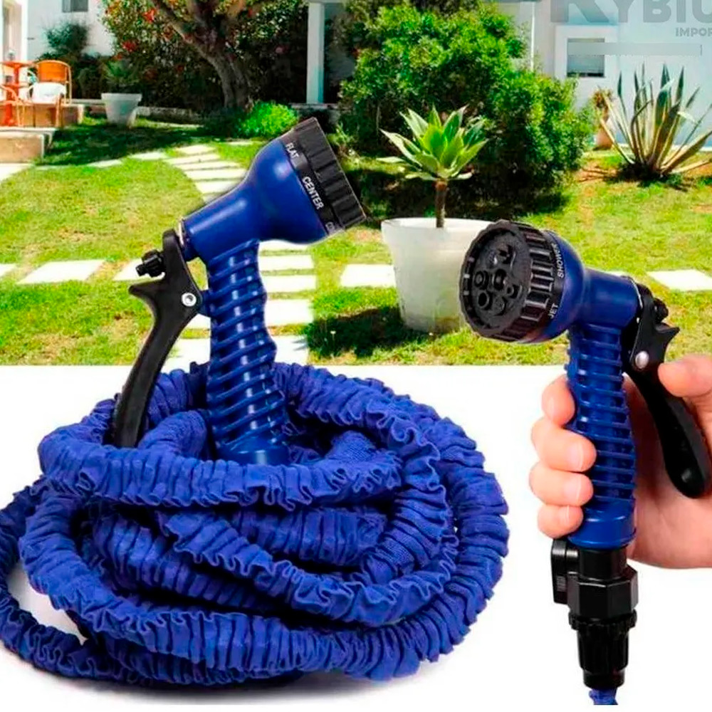 MANGUERA 45 METROS RETRACTIL EXPANDIBLE MULTIUSOS PARA JARDIN - 7