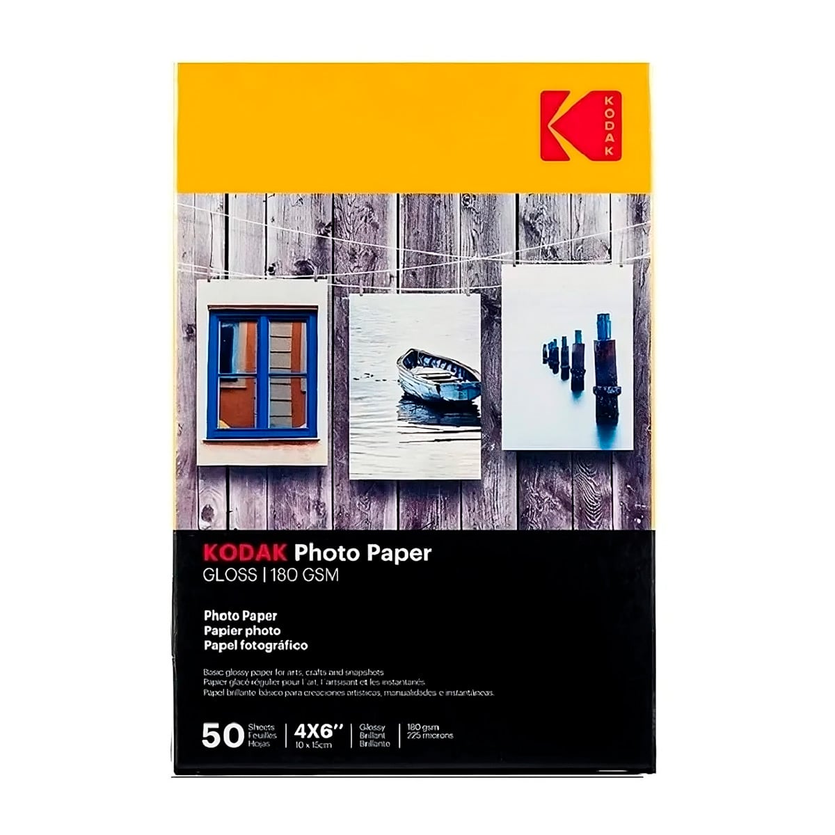 KODAK PAPEL FOTOGRÁFICO PREMIUM GLOSS 10 X 15CM 100UND - 1