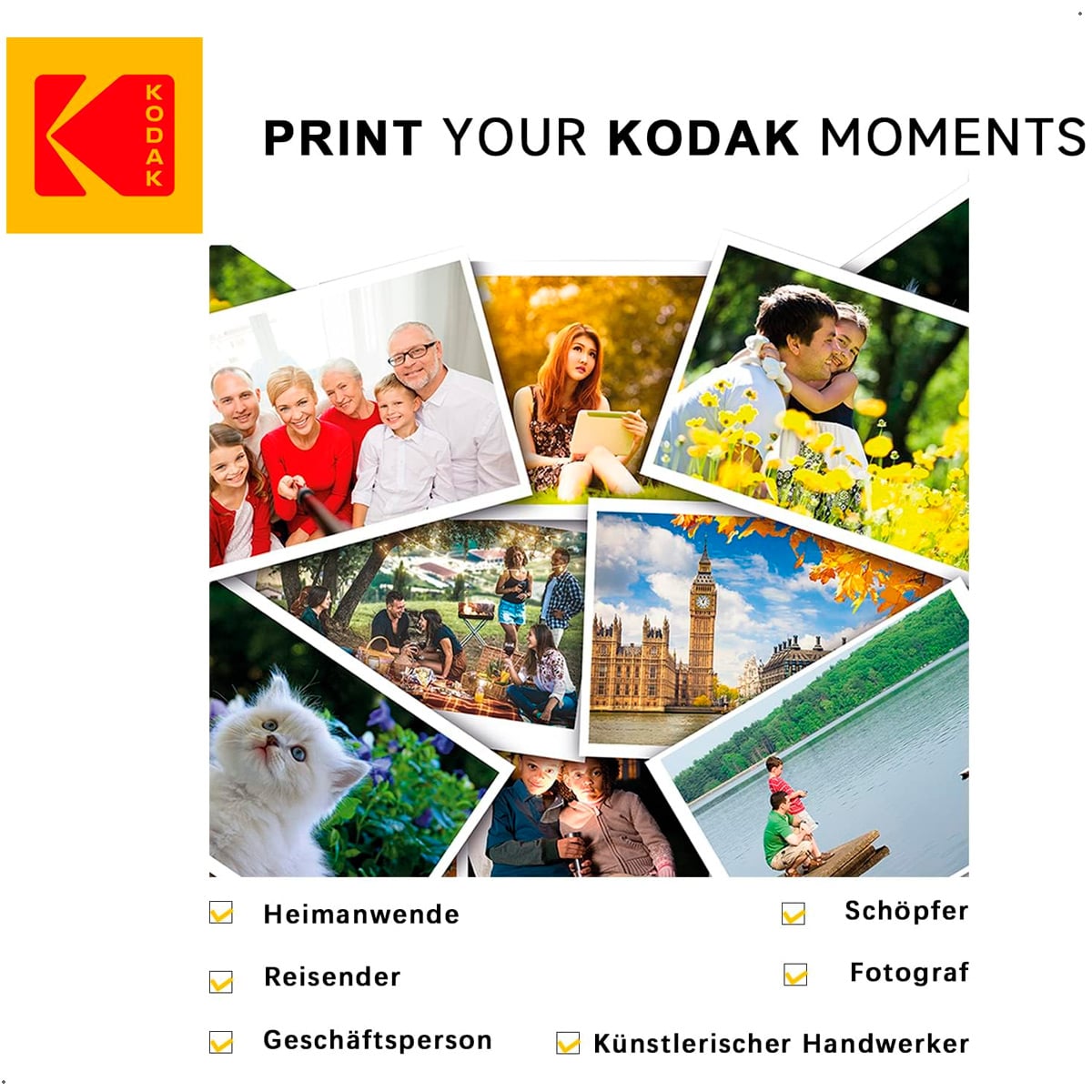 KODAK PAPEL FOTOGRÁFICO PREMIUM GLOSS 10 X 15CM 100UND - 4