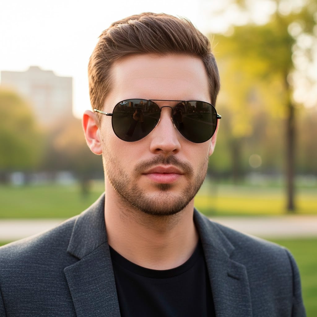 KINGSEVEN AVIADOR LENTES DE SOL POLARIZADO PROTECCION UV400 - 2
