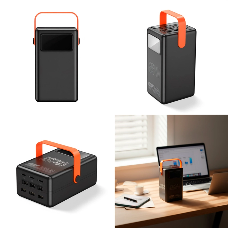 HOCO DB03 MAX POWER BANK CARGA RAPIDA 65W 100000 MAH CON LAMPARA - 7