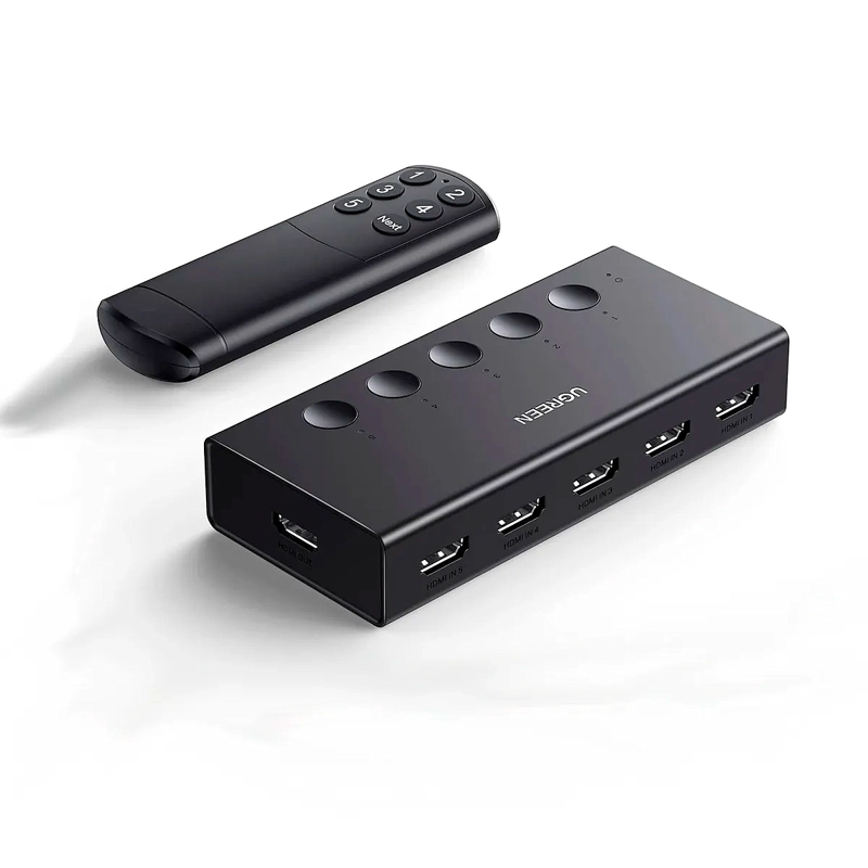 UGREEN CM568 ADAPTADOR HDMI SWITCH 5 EN 1 4K@60HZ - 1