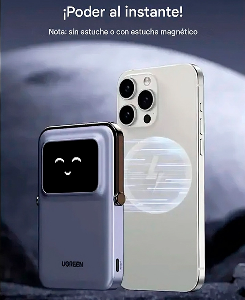 UGREEN PB571 POWER BANK INALAMBRICO MAGNETICO 5000 MAH 20W - 7
