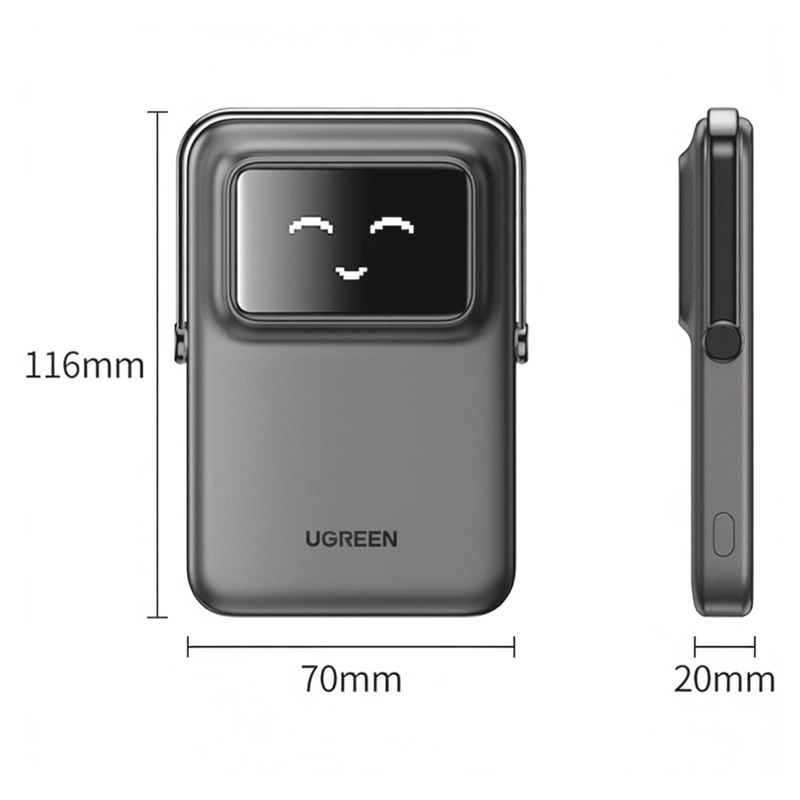 UGREEN PB571 POWER BANK INALAMBRICO MAGNETICO 5000 MAH 20W - 8