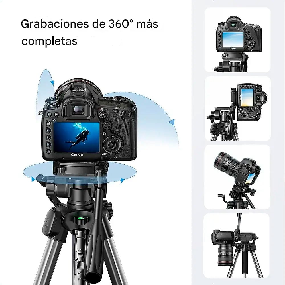 UGREEN LP661 TRIPODE PROFESIONAL PARA CAMARA CELULAR 1.75M - 10