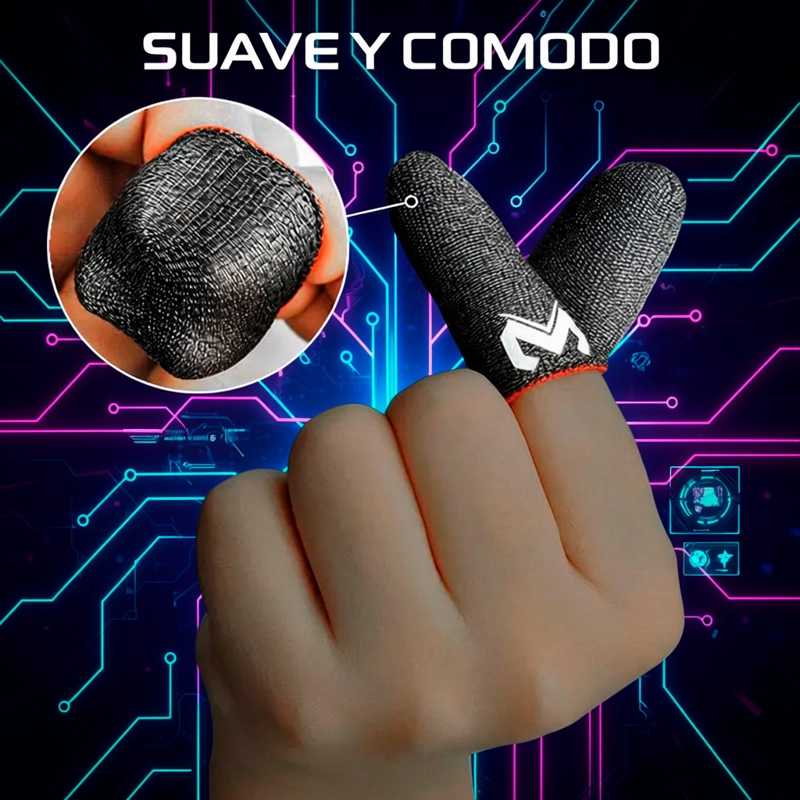 DEDALES GAMER  MEMO MÁXIMA PRECISIÓN Y CONTROL EN JUEGOS MÓVILES X 4 PARES - 4