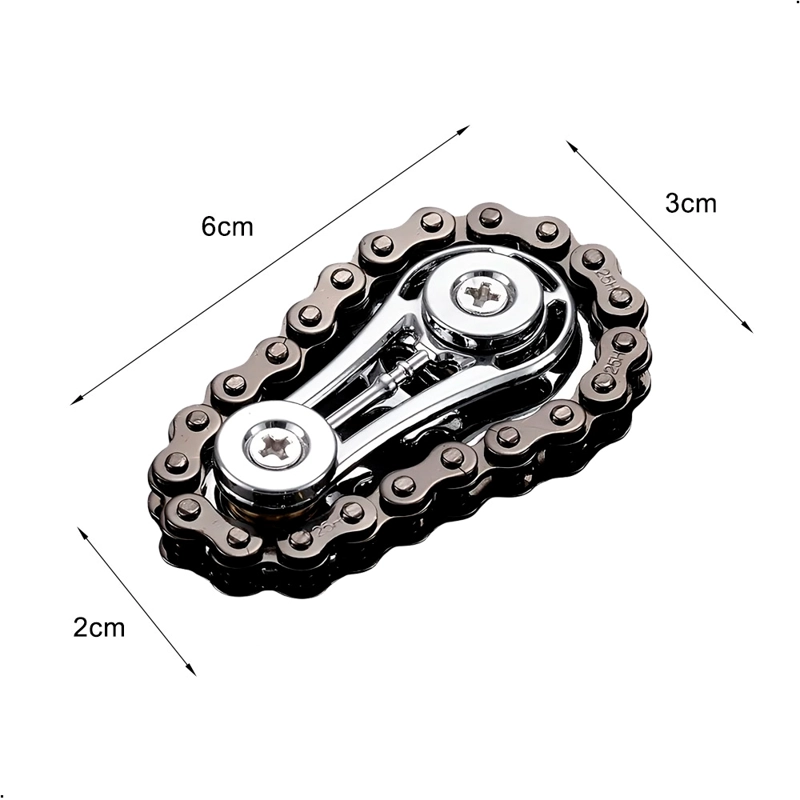 SPINNER DE ENGRANAJE DE MANO MODELO CADENA GIRATORIO - 3