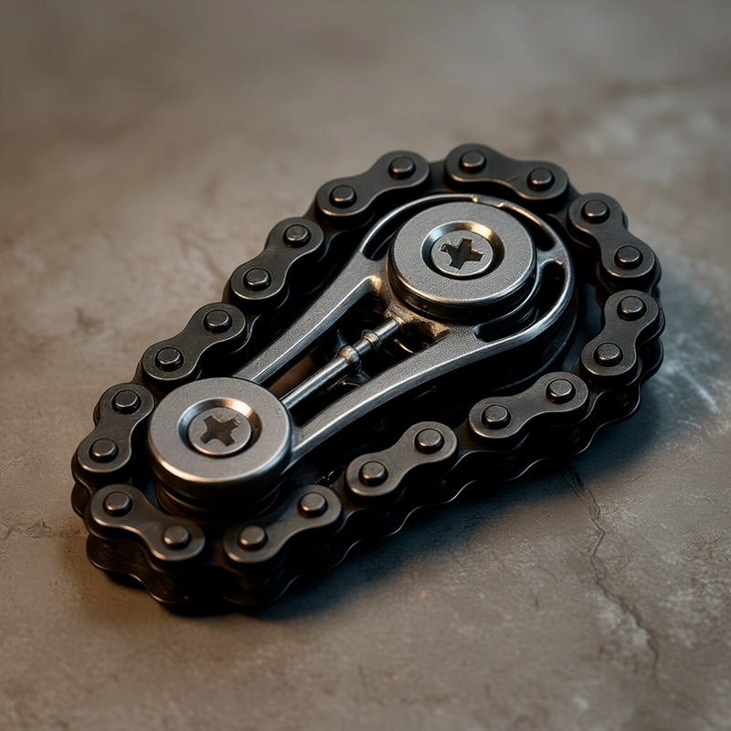SPINNER DE ENGRANAJE DE MANO MODELO CADENA GIRATORIO - 4
