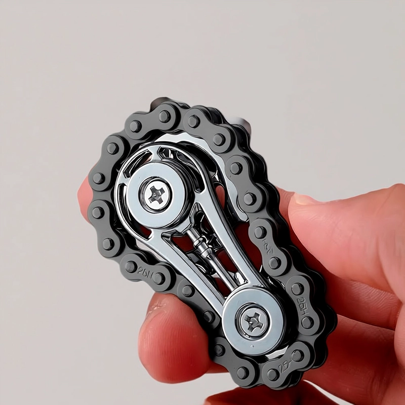 SPINNER DE ENGRANAJE DE MANO MODELO CADENA GIRATORIO - 5