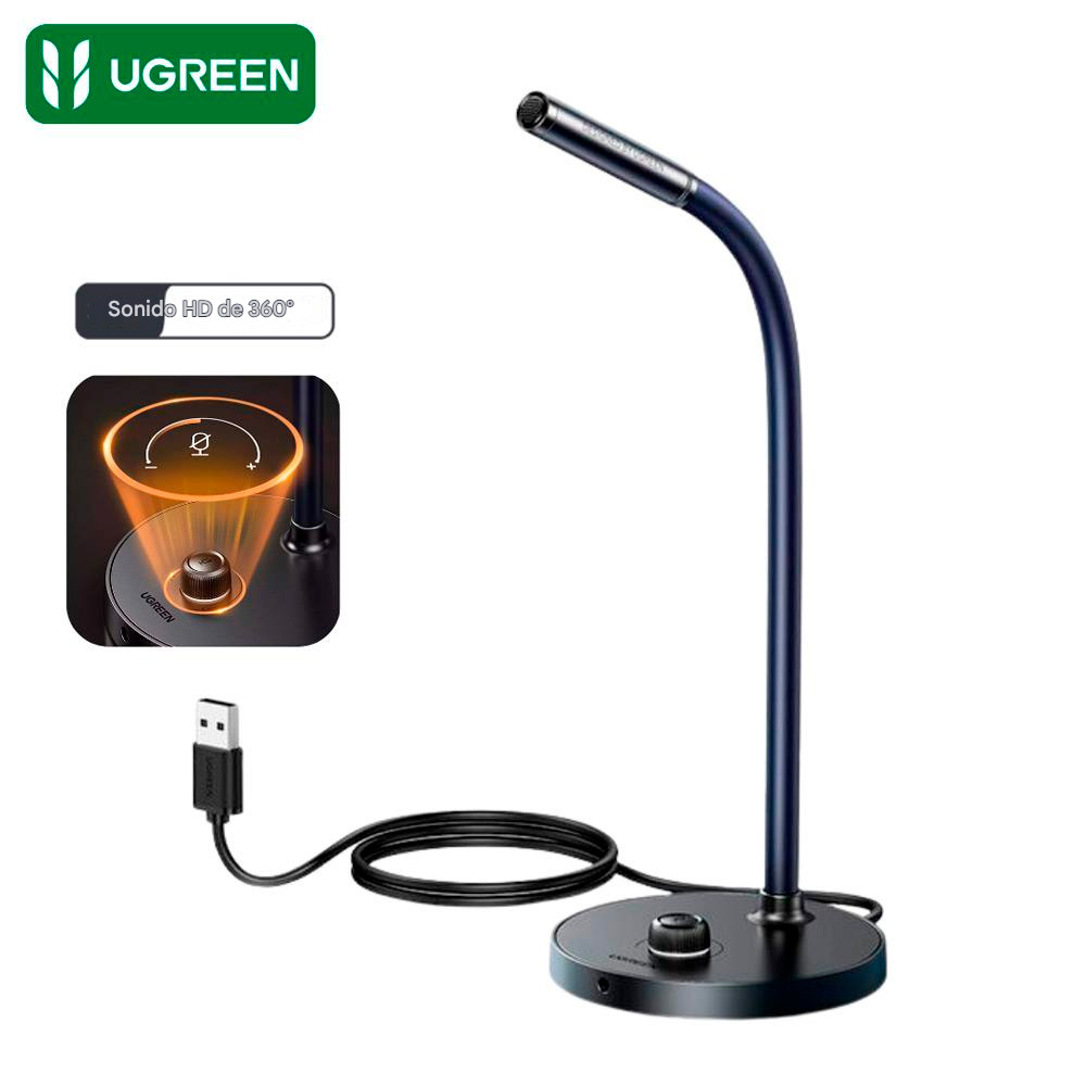 UGREEN CM564 MICROFONO ESCRITORIO USB WINDOWS MAC - 10