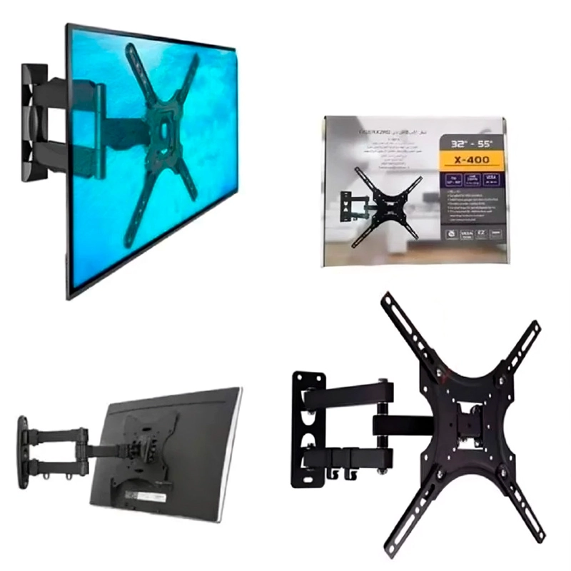 RACK PARA TV 2 EN 1 MÓVIL PLEGABLE PARA PANTALLA SMART 32-55 - 1