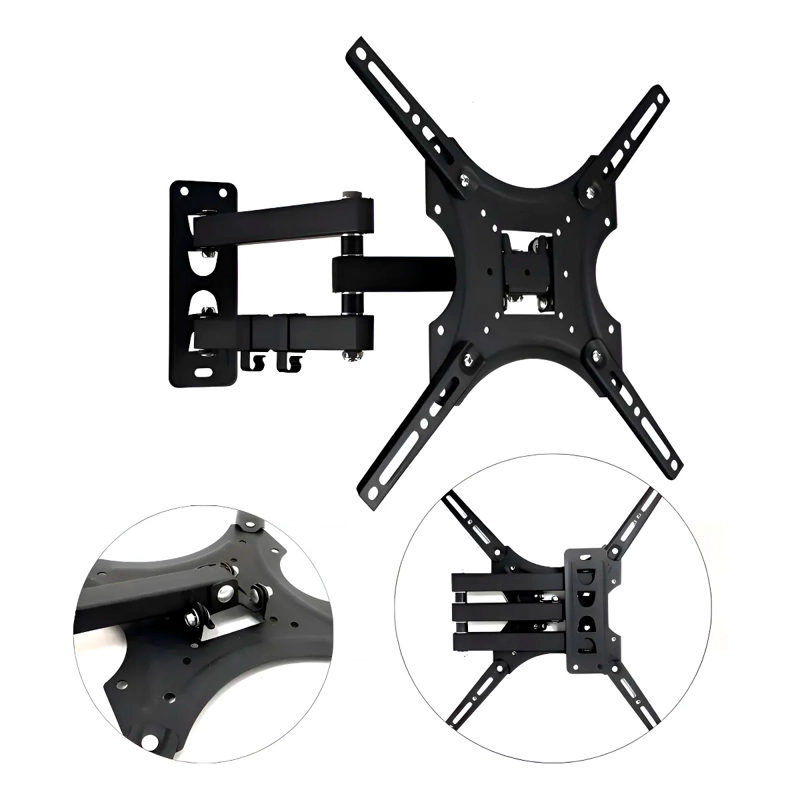 RACK PARA TV 2 EN 1 MÓVIL PLEGABLE PARA PANTALLA SMART 32-55 - 2