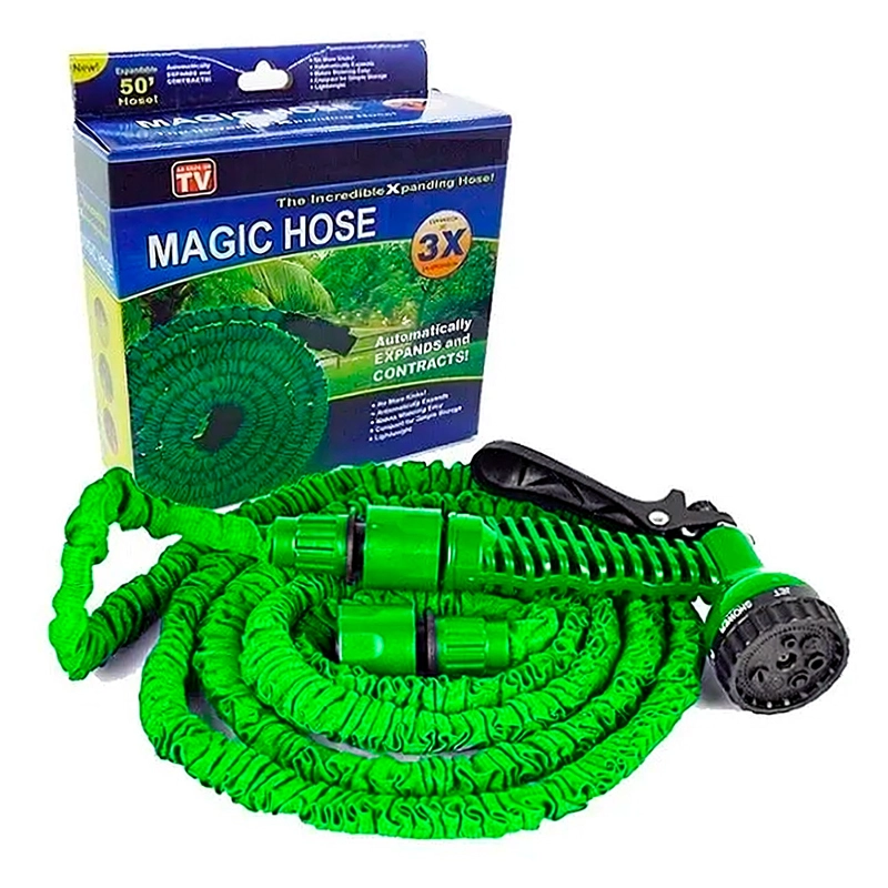 MANGUERA MAGIC HOSE RETRACTIL EXPANDIBLE HASTA 30 METROS - 1