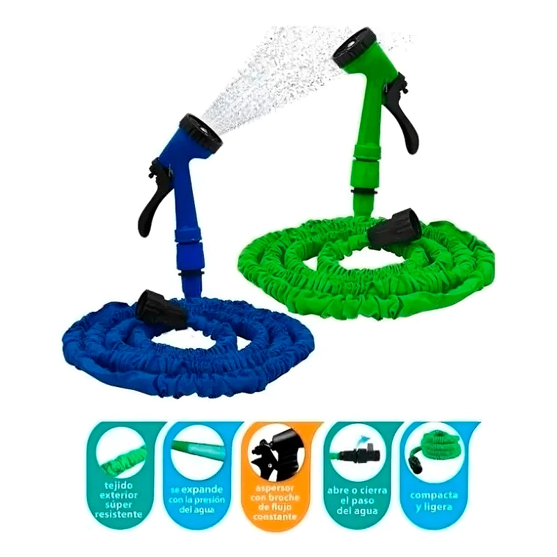 MANGUERA MAGIC HOSE RETRACTIL EXPANDIBLE HASTA 30 METROS - 3