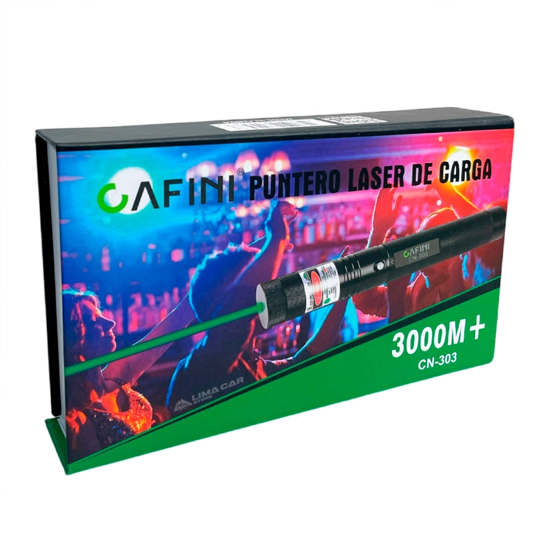 CAFINI CN-303 PUNTERO LÁSER 3000M PROFESIONAL RECARGABLE - 2