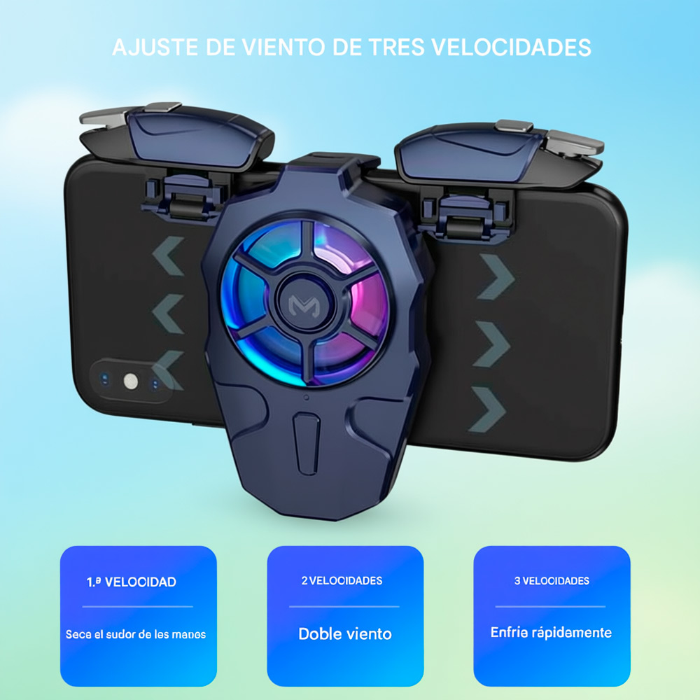 KIT GATILLO COOLER MEMO AK03 PARA CELULAR L1 R1 + 2 DEDALES MEMO - 2