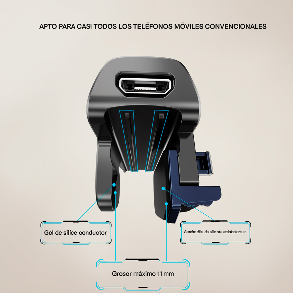 KIT GATILLO COOLER MEMO AK03 PARA CELULAR L1 R1 + 2 DEDALES MEMO - 5