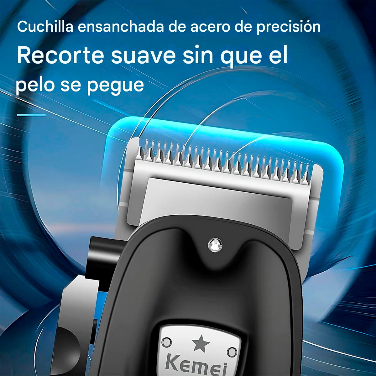 MAQUINA KEMEI KM-CW20 PARA CORTE PELO MASCOTAS RECARGABLE - 7