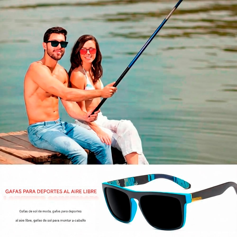 LENTES DE SOL POLARIZADOS UNISEX DISEÑO EXCLUSIVO URBANO - 3