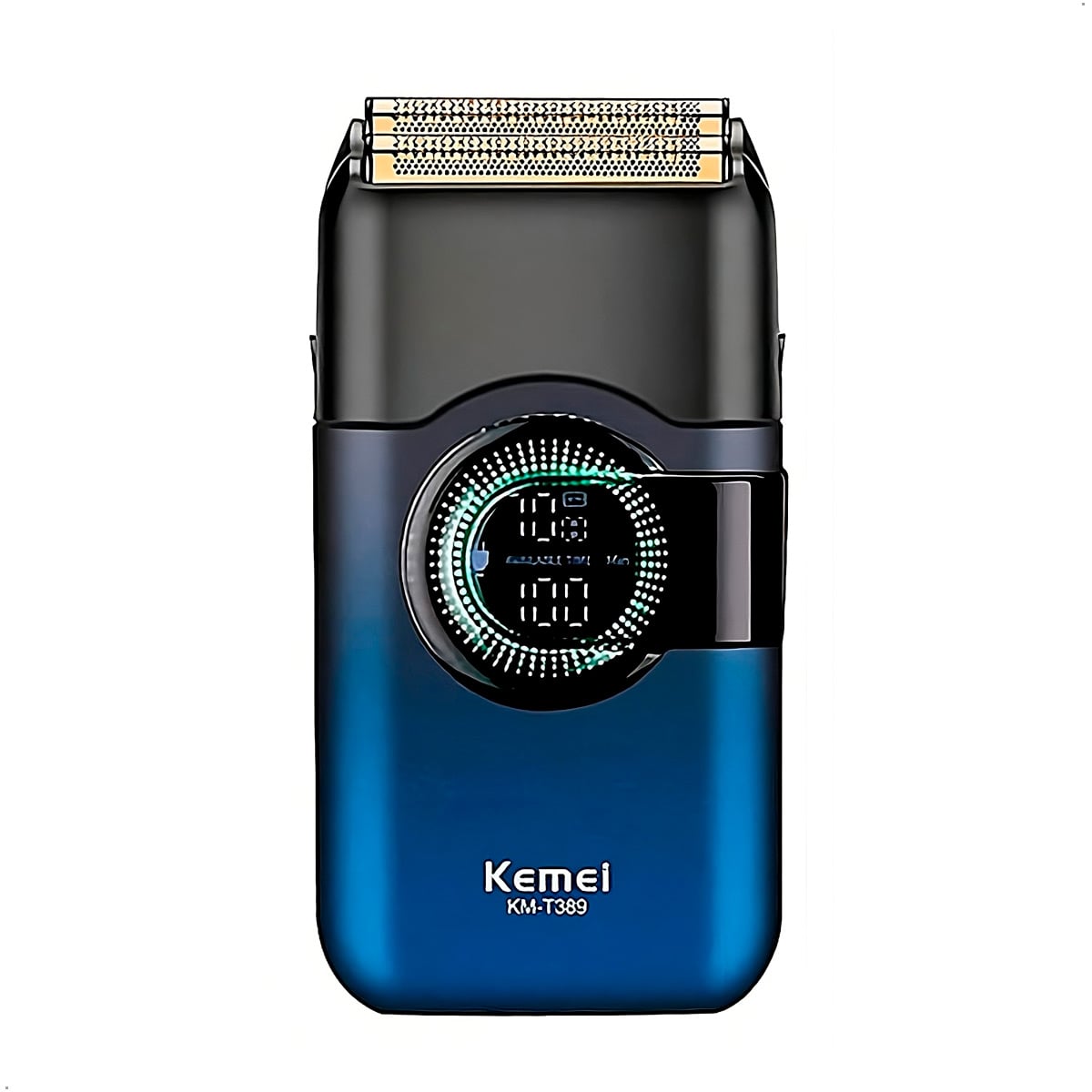 KEMIE KM T389 MAQUINA CORTADORA AFEITADORA SHAVER IPX5 7500 RPM - 2