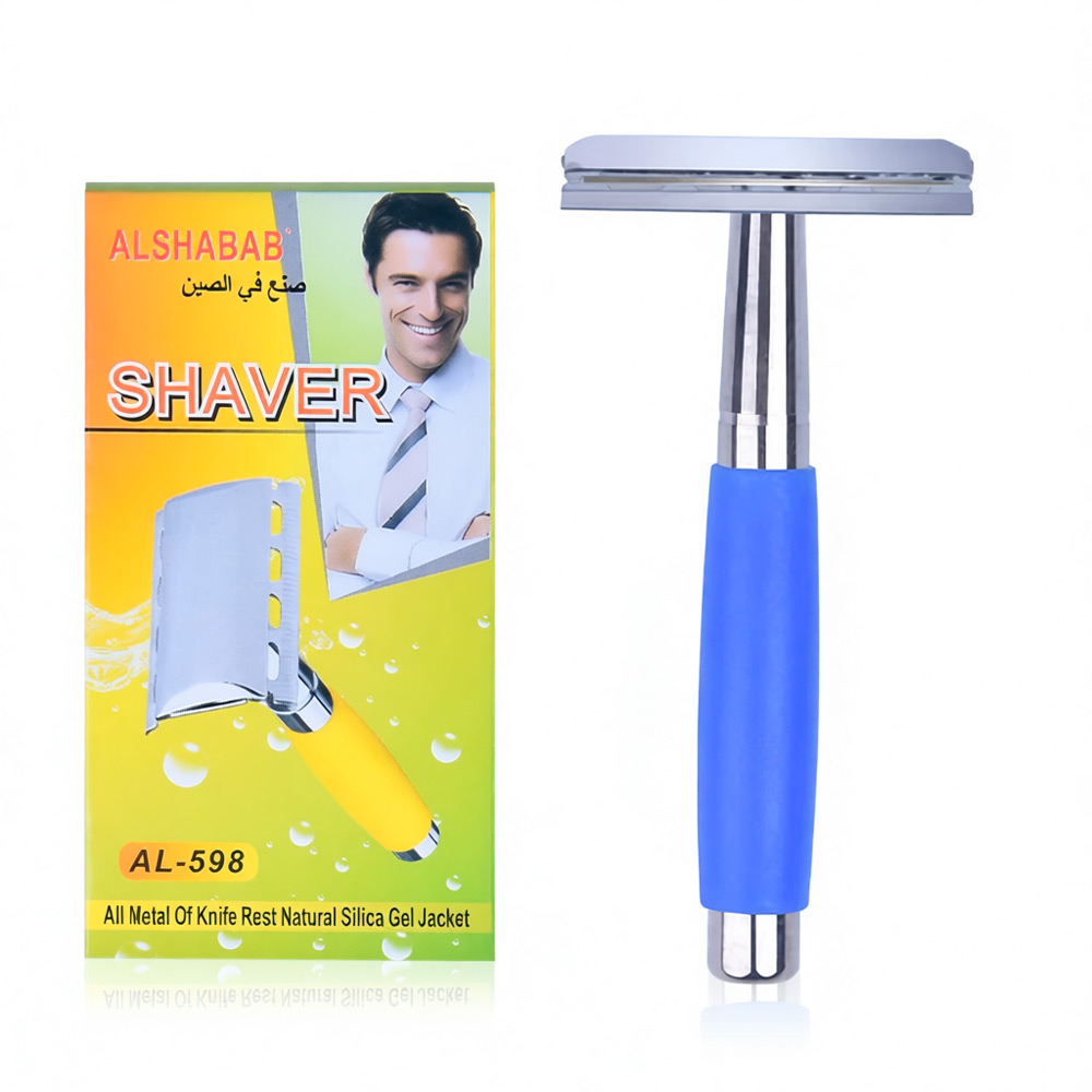 MAQUINA CLASICA PARA AFEITAR DOBLE FILO PESADO CON ESTUCHE - 1