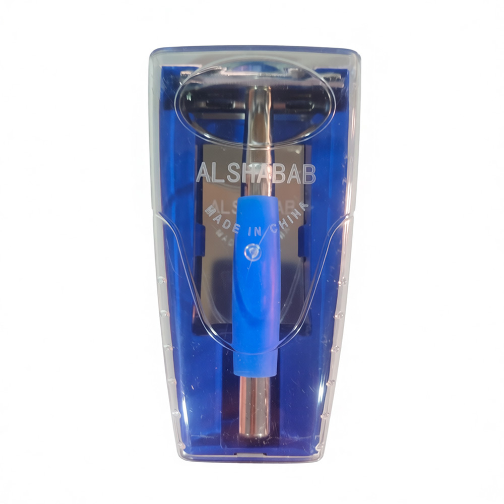 MAQUINA CLASICA PARA AFEITAR DOBLE FILO PESADO CON ESTUCHE - 7