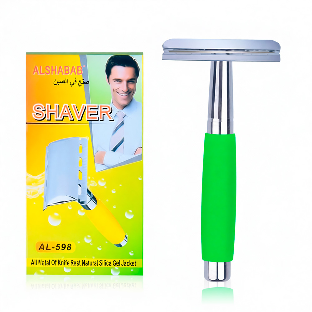 MAQUINA DE AFEITAR CLASICA  DOBLE FILO PESADO CON ESTUCHE - 1