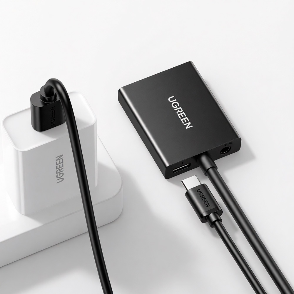 UGREEN CM513 CABLE ADAPTER VGA (MACHO) HDMI (HEMBRA) 0,15M 1080P FULL HD - 3